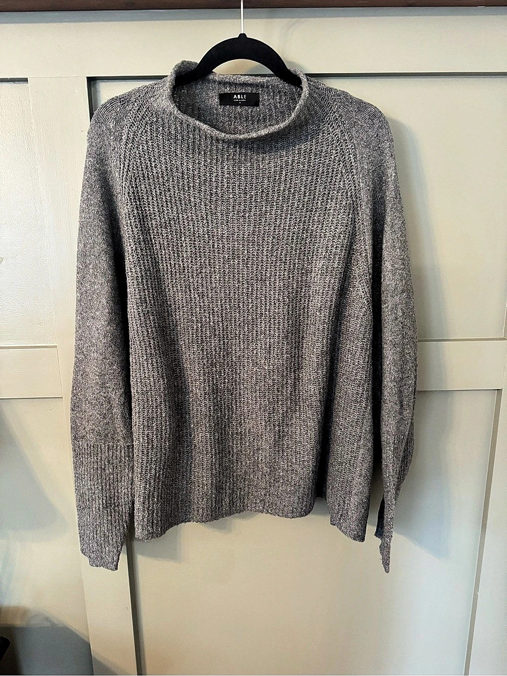 ABLE Gray Crewneck Sweater Like New